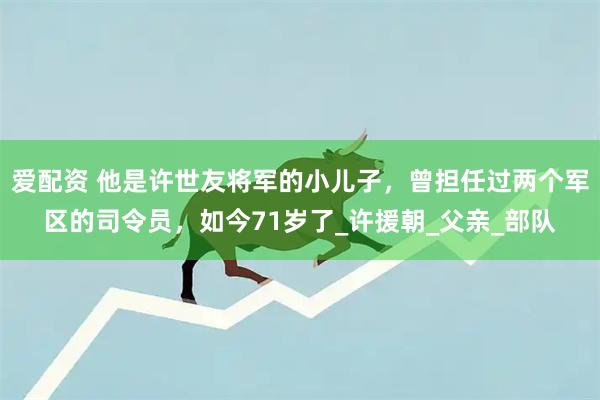 爱配资 他是许世友将军的小儿子，曾担任过两个军区的司令员，如今71岁了_许援朝_父亲_部队